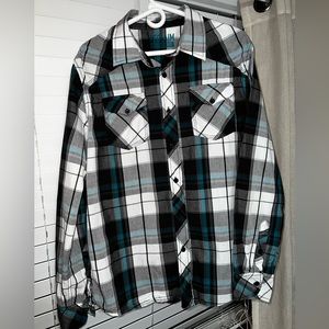 Reclaim relaxed fit, long sleeve shirt, size Large